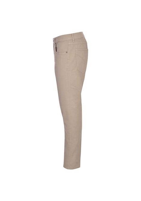 Pantalone Dondup Dian uomo UP576BS0030 PTD Beige carrot bottone cerniera DONDUP | Pantaloni | UP576BS0030 PTD010